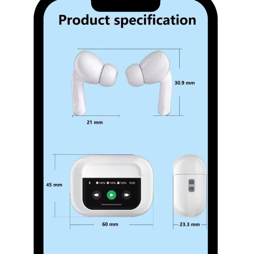 ANC Airpods A9 Pro With Touch Display